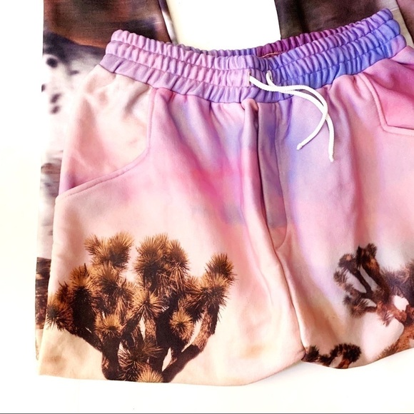 Baja East Revolve Wild Horses Joshua Tree Jogger Sweatpants New 1 Womens Medium - Picture 9 of 11
